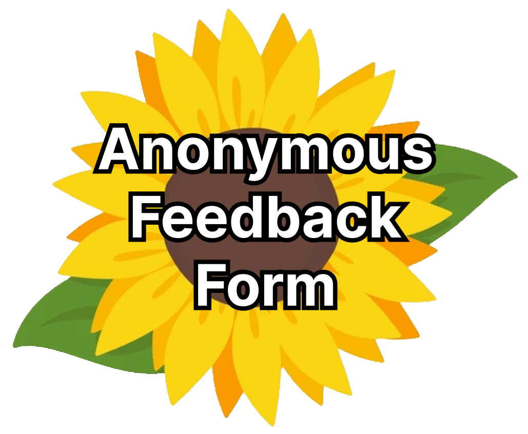 link to anonymous feedback form