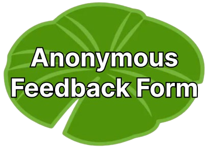 link to anonymous feedback form